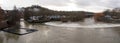 Rapids on the river Lahn, downstream from the Old Lahnbridge, Wetzlar, Germany