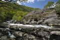 Rapids on River Tywi Royalty Free Stock Photo