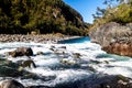 Rapids at Saltos del Petrohue waterfalls