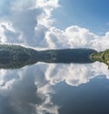 The Rappbode Dam lake in Harz, Germany