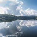 The Rappbode Dam lake in Harz, Germany