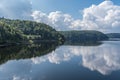 The Rappbode Dam lake in Harz, Germany