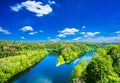 The Rappbode Dam lake of Wendefurth in Harz, Germany