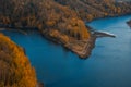 Rappbodetalsperre and Rappbode River in Harz Mountains National Park, Germany