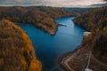 Rappbodetalsperre and Rappbode River in Harz Mountains National Park, Germany