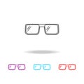 rapper's glasses icon. Elements of life style in multi colored icons. Premium quality graphic design icon. Simple icon for websit