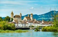 Rapperswil Castle at Lake Zurich in Swizterland