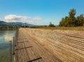 The Rapperswil-Hurden bridge in Switzerland