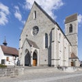 Rapperswil, the Saint John's parish church Royalty Free Stock Photo