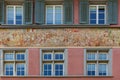 Decorative facade in Rapperswil, Switzerland