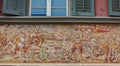 Decorative facade in Rapperswil, Switzerland