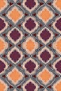 Cool pattern of abstract strokes and shapes in retro style. generative AI Royalty Free Stock Photo