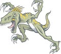 Raptor Dinosaur Illustration