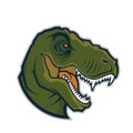 Raptor head mascot Royalty Free Stock Photo