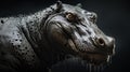 Raptor Hippopotamus: Epic Portraiture Of A Decaying Hybrid Creature