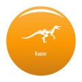 Raptor icon orange