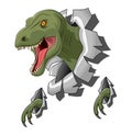 Raptor Tyrannosaurus or T-rex logo