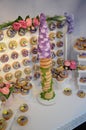 Rapunzel inspired doughnut birthday cake