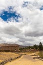 Raqchi, Inca archaeological site in Cusco, Peru Ruin of Temple of Chacha,South America Royalty Free Stock Photo