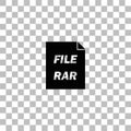 RAR icon flat