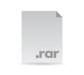 Rar document file illustration design