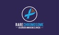 Rare Chromosome Disorder Awareness Week Vactor Banner Observed on June Every Year. Awareness Campaign Vector Background, Banner,