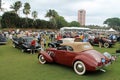 Rare classic American car at event Royalty Free Stock Photo