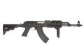 Rare first model AK - 47 assault rifle with modern tactical accessories