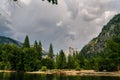 Approaching Thunderstorm over Yosemite Valley Royalty Free Stock Photo