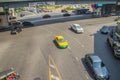 Rare open asphalt road that allowing easy travel. Bangkok, one of the city with the world's biggest rush hour traffic delays in c