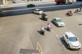 Rare open asphalt road that allowing easy travel. Bangkok, one of the city with the world's biggest rush hour traffic delays in c