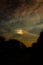 Rare Rainbow Cloud Phenomena Royalty Free Stock Photo