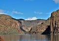 Four Peaks Mountain in, Tonto National Forest, Arizona, United States Royalty Free Stock Photo