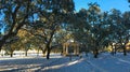 Battery Park Charleston, January of 2018 Royalty Free Stock Photo