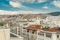 Rare view of Aristotelous and the Old Town of Thessaloniki City, Greece