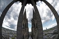 Rare view of Cologne Cathedral roof.