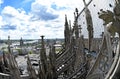 Rare view of Cologne Cathedral roof.
