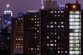 A rare view of NYC skyline at night