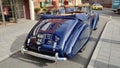 Rare Vintage 1950 Blue Bentley Mark VI Convertible owned by Historic Maids Head Hotel, Tombland, Norwich, Norfolk, England.