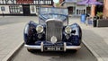 Rare Vintage 1950 Blue Bentley Mark VI Convertible owned by Historic Maids Head Hotel, Tombland, Norwich, Norfolk, England.