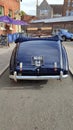 Rare Vintage 1950 Blue Bentley Mark VI Convertible owned by Historic Maids Head Hotel, Tombland, Norwich, Norfolk, England.