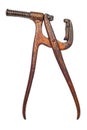 Rare vintage cobblers pliers Royalty Free Stock Photo