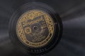 Vintage 78rpm record in sleeve.Bing Crosby. Royalty Free Stock Photo