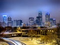 Rare winter weather in charlotte north carolina Royalty Free Stock Photo