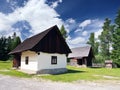 Vzácne drevené ľudové domy v Pribyline