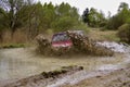 Jeep Cherokee mudding off road