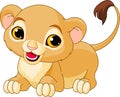 Raring Lion Cub Royalty Free Stock Photo
