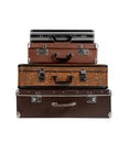 Rarity brown leather suitcase