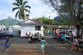 Avarua town cityscape Rarotonga Cook Islands Royalty Free Stock Photo