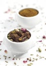 Ras El Hanout, Spice from Marocco against White Background